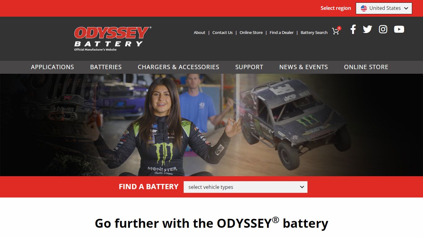 ODYSSEY® Battery - Official Manufacturer's Site